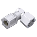 Jaco emale Elbow Standard Ferrule Nut 1/8 in. to 1/2 in. Sizes