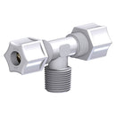 Jaco Male Branch Tee Standard Ferrule Nut 1/8 in. to 1/2 in. Sizes