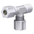 Jaco Male Run Tee Standard Ferrule Nut 1/8 in. to 1/2 in. Sizes