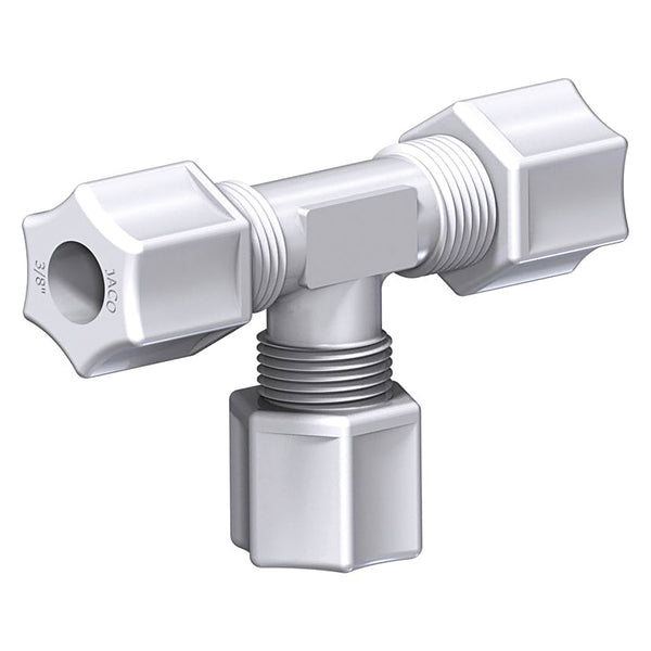 Jaco Union Tee Stainless Steel Gripper Nut 1/4 in. to 7/8 in. Sizes