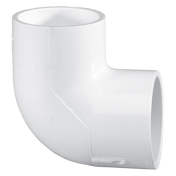 Lasco PVC Schedule 40 White 90 Degree Elbow Socket 3/8 in. to 12 in. Sizes