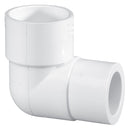Lasco PVC Schedule 40 White 90 Degree Reducer Elbow Socket 1/2 in. to 2 in. Sizes