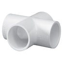 Lasco PVC Schedule 40 White Cross Socket 1/2 in. to 4 in. Sizes