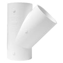 Lasco PVC Schedule 40 White Wye Socket 1/2 in. to 6 in. Sizes