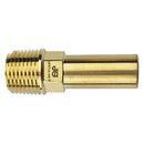 John Guest MWI052826LF Speedfit Brass Male Stem Adapter 1/2 in. to 3/4 in. Sizes