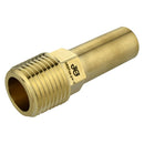 John Guest MWI052024LF Speedfit Brass Male Stem Adapter 1/2 in. to 3/4 in. Sizes