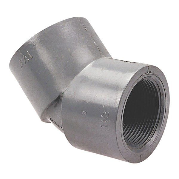 Nibco CPVC Schedule 80 45 Degree Elbow Threaded 1/4 in. to 4 in. Sizes