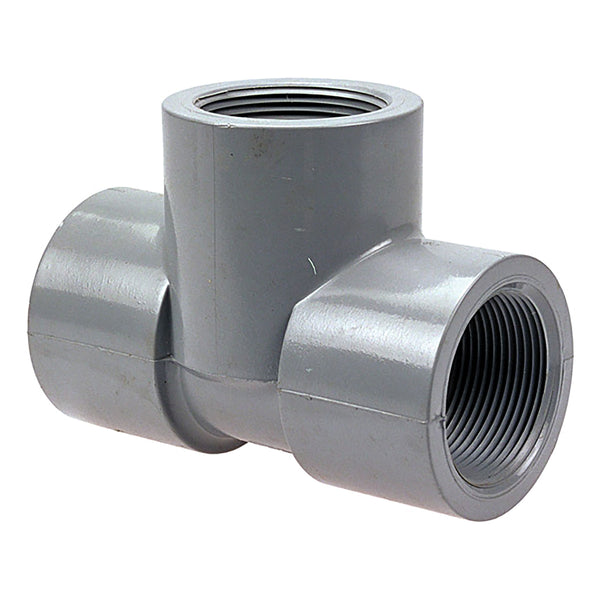 Nibco CPVC Schedule 80 Tee Threaded 1/4 in. to 2-1/2 in. Sizes
