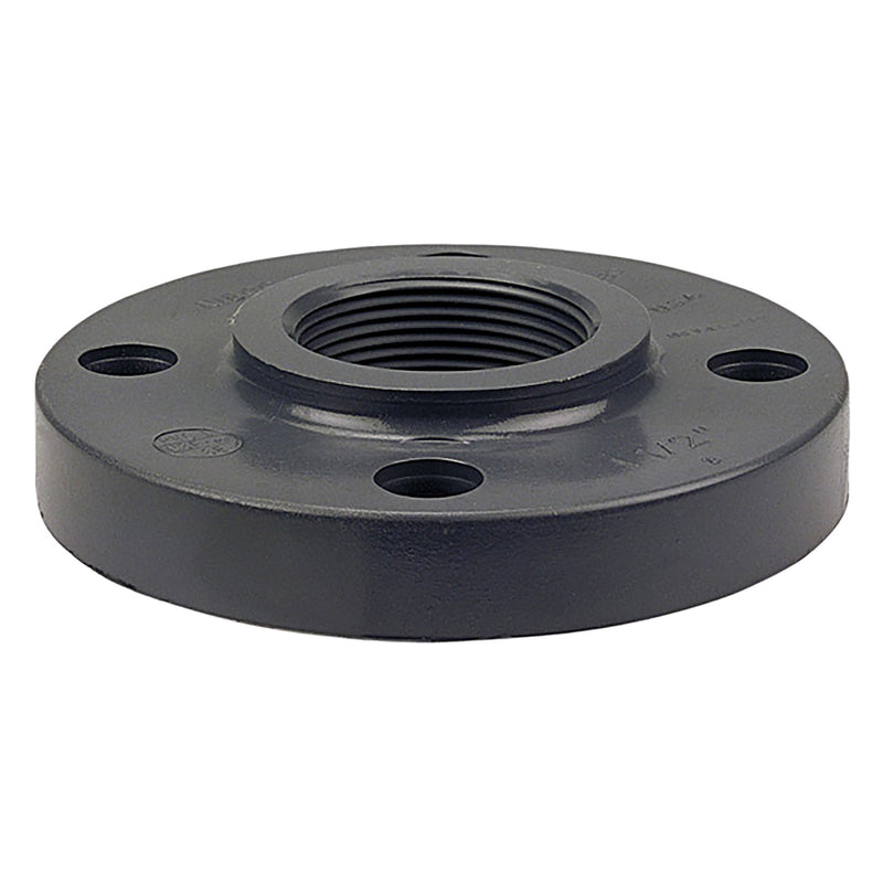 Nibco Black PP Schedule 80 Flange Threaded 1/2 in. to 4 in. Sizes
