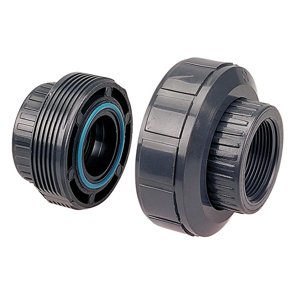 Nibco Black PP Schedule 80 Union Threaded 1/2 in. to 2 in. Sizes