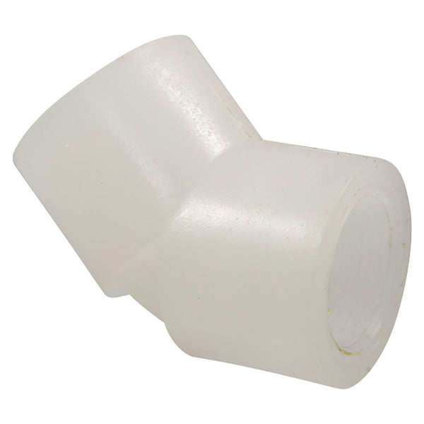 Nibco Natural PP Schedule 80 45 Degree Elbow Threaded 1/2 in. to 4 in. Sizes