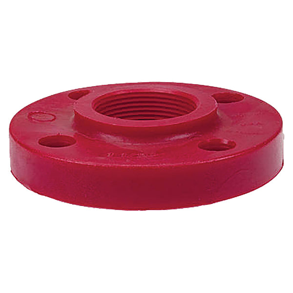Nibco Red PVDF Schedule 80 Flange Threaded 1/2 in. to 2 in. Sizes