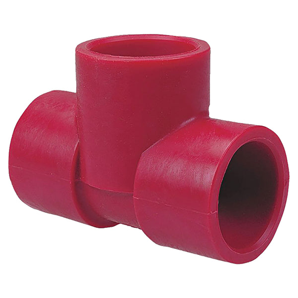 Nibco Red PVDF Schedule 80 Tee Socket 1/2 in. to 6 in. Sizes
