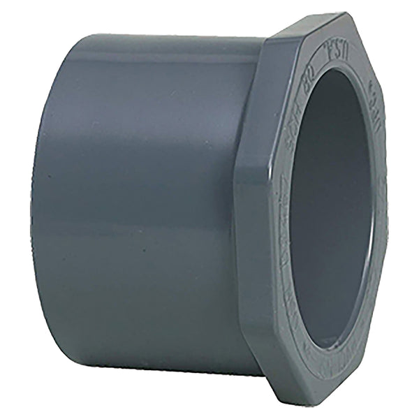 Spears PVC Schedule 80 Reducing Bushing Spigot x Socket 1/4 in. to 12 in. Sizes