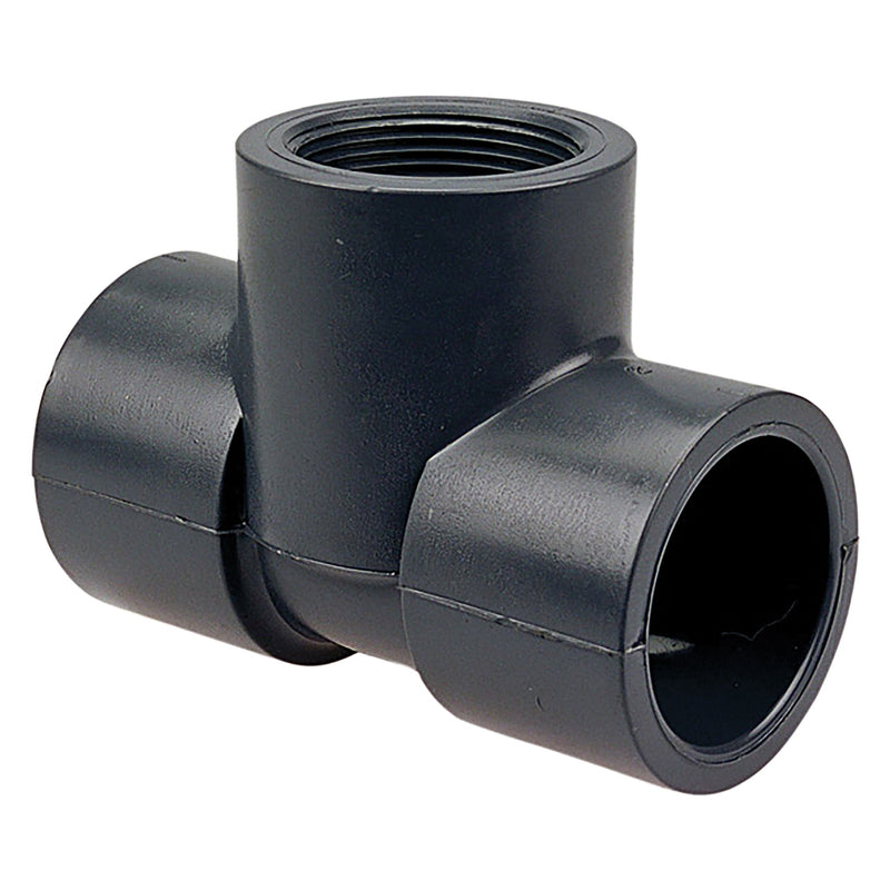 Nibco PVC Schedule 80 Tee Socket x Threaded 1/2 in. to 1-1/2 in. Sizes