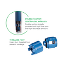 Finish Thompson PF Series PFM Polypropylene Drum Pump Tube 27 to 48 in.