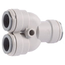 John Guest Two-Way Connector 1/4 in. to 1/2 in. Sizes