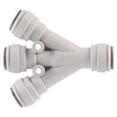 John Guest Three-Way Connector 3/8 x 1/4 in. Size