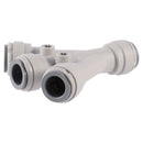 John Guest Three-Way Connector 3/8 x 1/4 in. Size