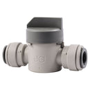 John Guest PISV0412CS Shut-Off Valve with Short Handle