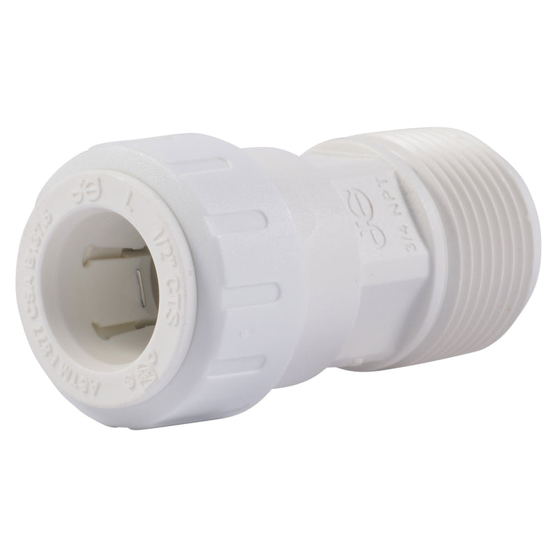 John Guest PSEI012826 Speedfit Male Connector 1/2 in. to 1 in. Sizes