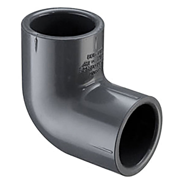 Spears PVC Schedule 40 Gray 90 Degree Elbow Socket 3/8 in. to 8 in. Sizes