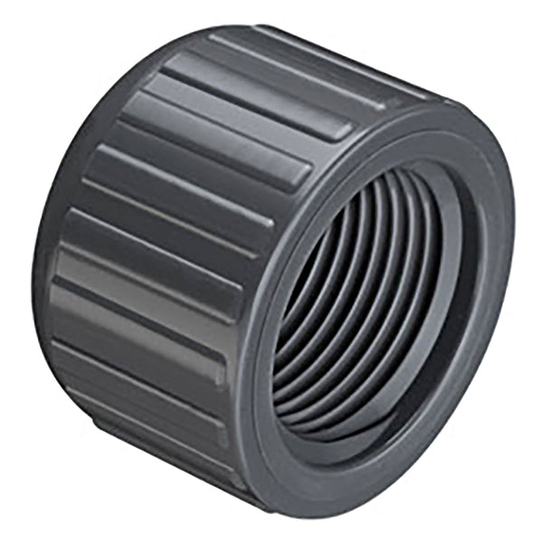Spears PVC Schedule 40 Gray Cap Threaded 3/8 in. to 4 in. Sizes