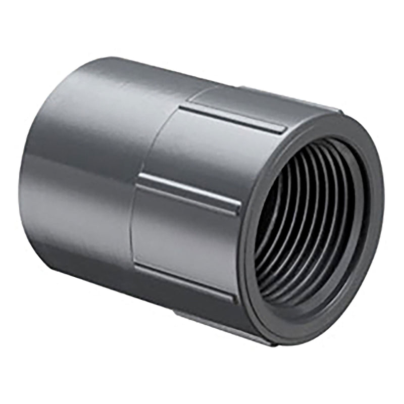 Spears PVC Schedule 40 Gray Female Adapter Socket x Threaded 1/2 in. to 6 in. Sizes