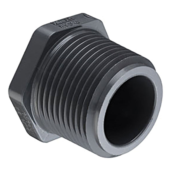 Spears PVC Schedule 40 Gray Plug Threaded 3/8 in. to 4 in. Sizes