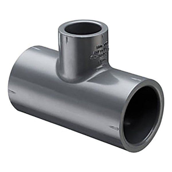 Spears PVC Schedule 40 Gray Reducing Tee Socket 1/2 in. to 8 in. Sizes