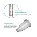 Finish Thompson TB Series TBP Pure Polypropylene Drum Pump Tube 27 to 48 in.