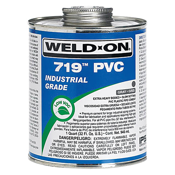 Weld-On 719-G 719 PVC Gray Solvent Cement