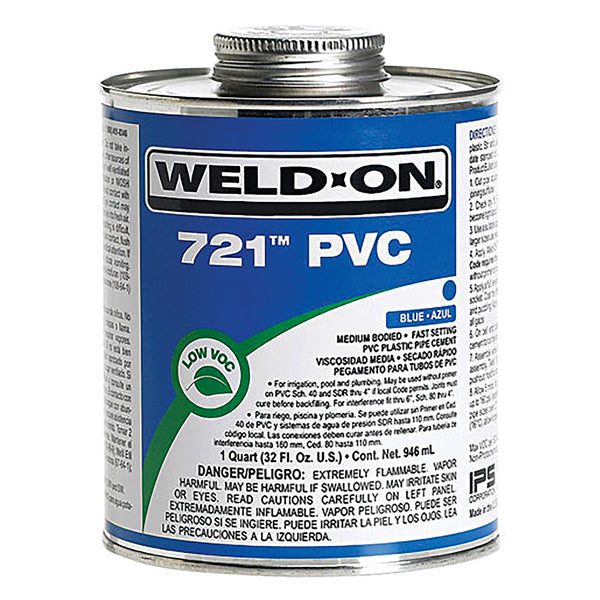 Weld-On 721-G 721 PVC Blue Solvent Cement